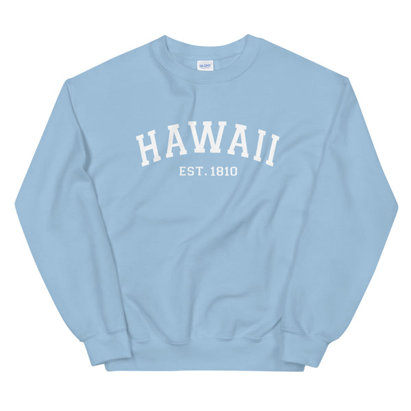 Hawaii Est. 1810 Collegiate Sweatshirt (Unisex)
