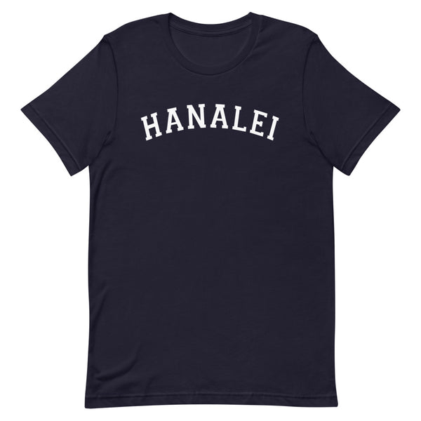 Hanalei Collegiate Font T-shirt (Unisex)