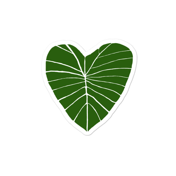 Kalo Leaf Sticker