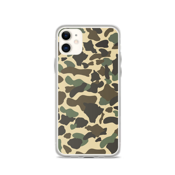 Neutral Island Camouflage iPhone Case
