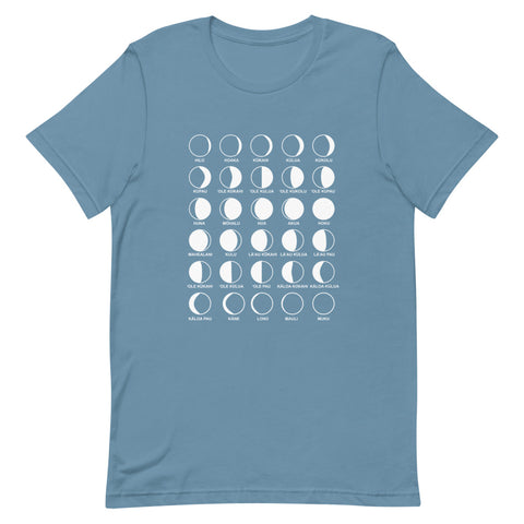 Hawaiian Moon Phases T-shirt (Unisex)